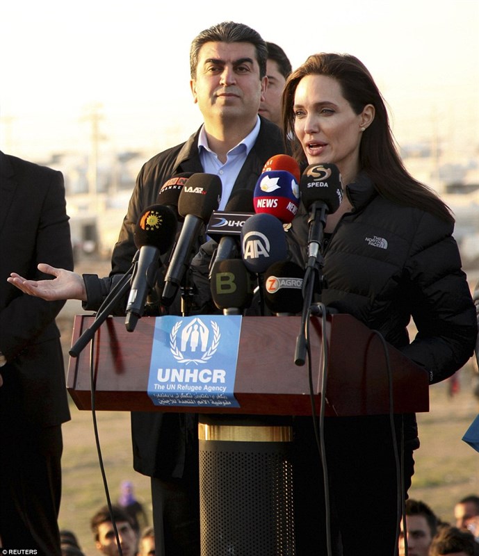 Angelina Jolie in Iraq